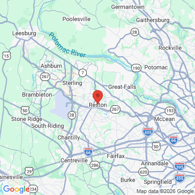 Map to  office in Reston, VA