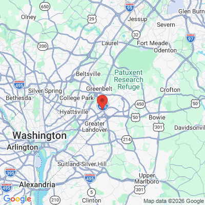 Map to  office in New Carrollton, MD