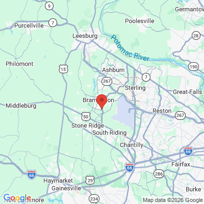 Map to  office in Brambleton, VA