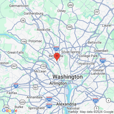 Map to  office in Chevy Chase, MD