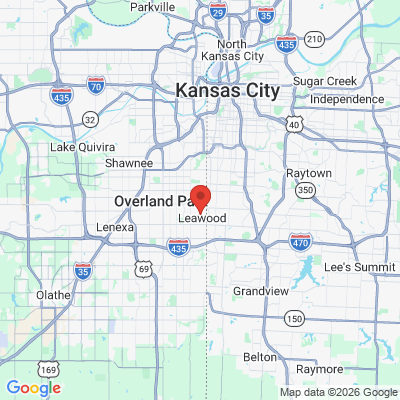 Map to  office in Leawood, KS