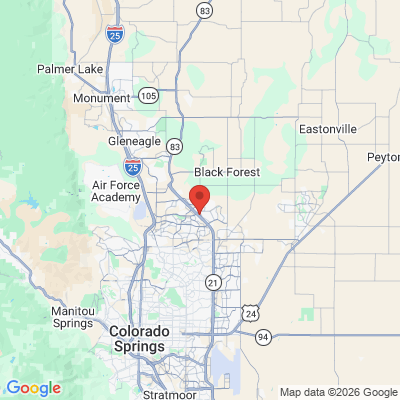 Map to  office in Colorado Springs, CO