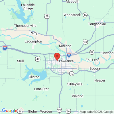 Map to  office in Lawrence, KS
