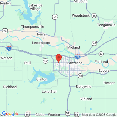 Map to  office in Lawrence, KS