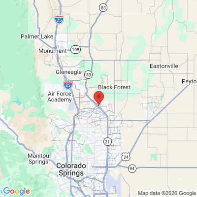 Map to  office in Colorado Springs, CO
