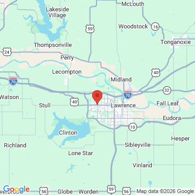 Map to  office in Lawrence, KS