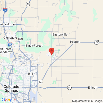 Map to  office in Falcon, CO