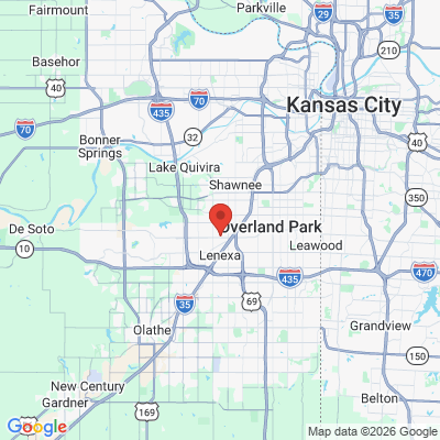 Map to  office in Lenexa, KS
