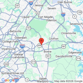Map to richard denise dds office in Bowie, MD