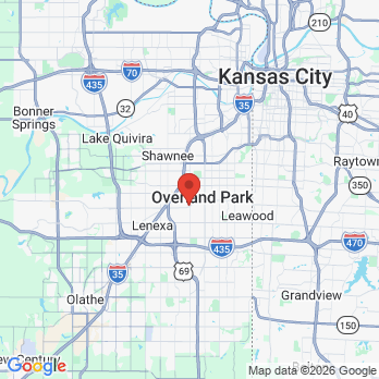 Map to Comfort Dental Braces office in Overland Park, KS