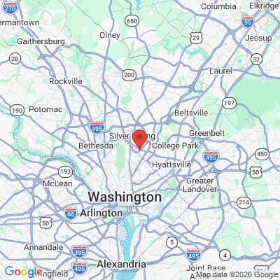 Map to  office in Takoma Park, MD