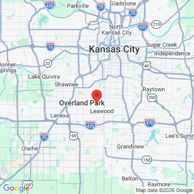 Map to  office in Prairie Village, KS