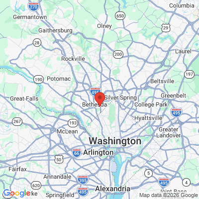 Map to  office in Chevy Chase, MD