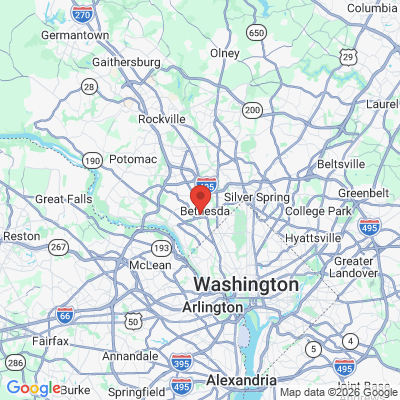 Map to  office in Complete Dental Care Of Bethesda