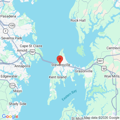 Map to  office in Stevensville, MD