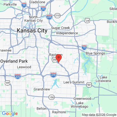 Map to  office in Raytown, MO