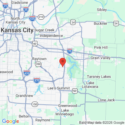 Map to  office in Lees Summit, MO