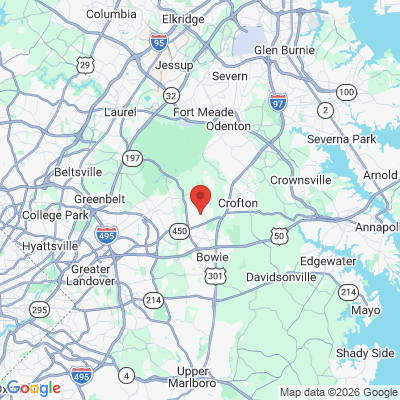 Map to  office in Bowie, MD