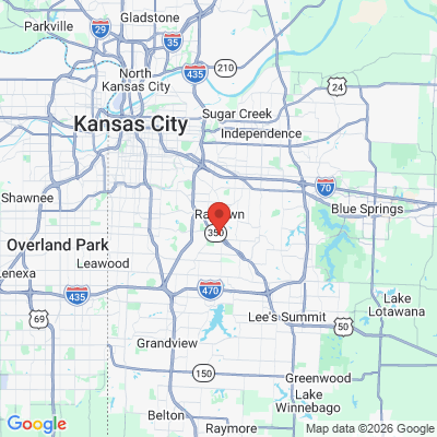 Map to  office in Raytown, MO