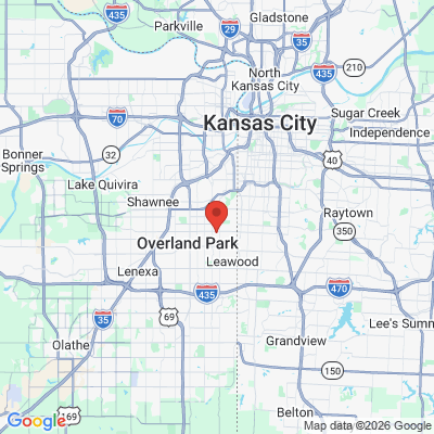 Map to  office in Prairie Village, KS
