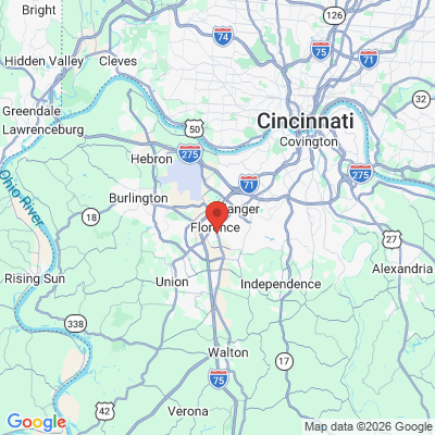 Map to  office in Florence, KY