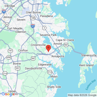 Map to  office in Annapolis, MD