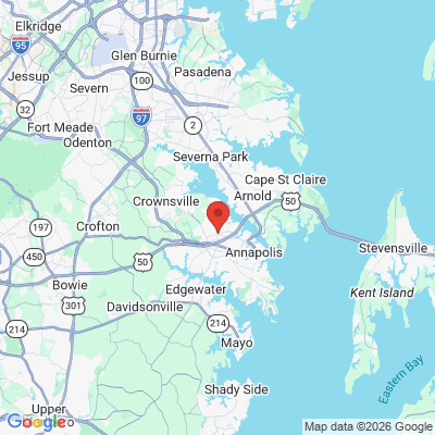 Map to  office in Annapolis, MD