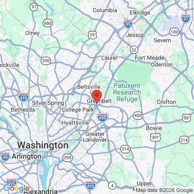 Map to  office in Greenbelt, MD