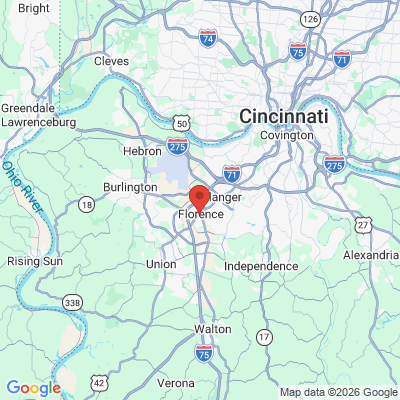 Map to  office in Florence, KY