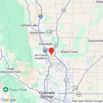 Map to  office in Colorado Springs, CO