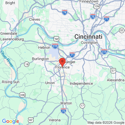 Map to  office in Florence, KY