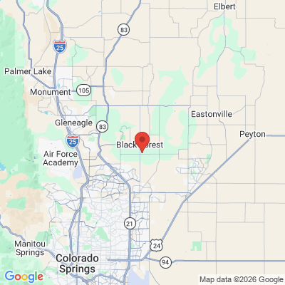 Map to  office in United States Air Force Acad, CO