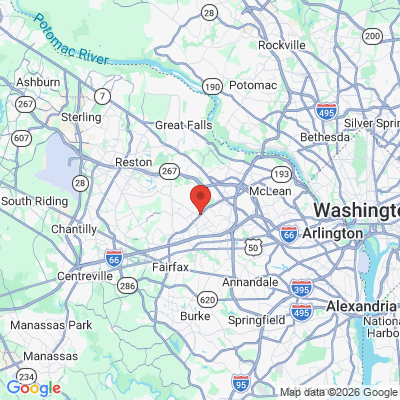 Map to  office in Vienna, VA