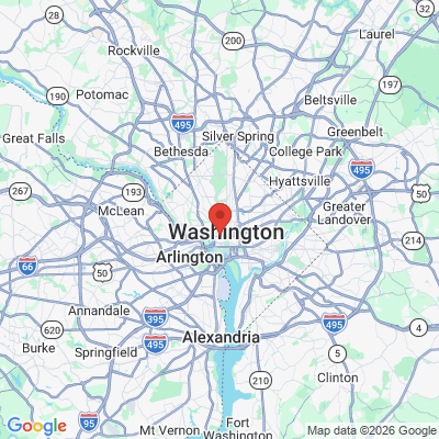 Map to Dr. Lindsay Friedman office in Washington, DC
