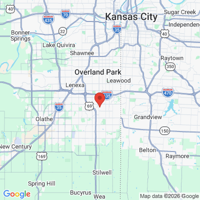 Map to  office in Leawood, KS