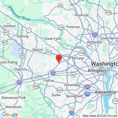 Map to  office in Vienna, VA