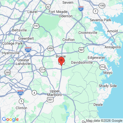 Map to  office in Bowie, MD