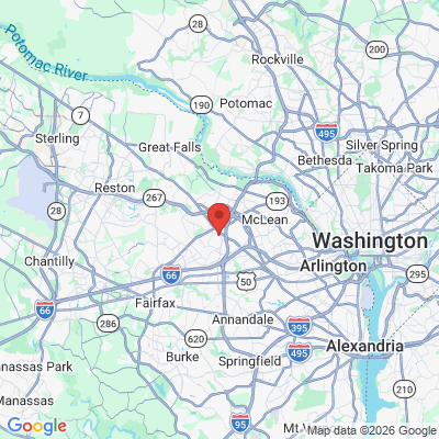 Map to  office in Vienna, VA