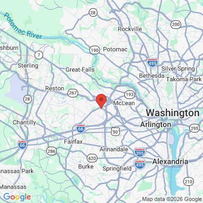 Map to  office in Vienna, VA