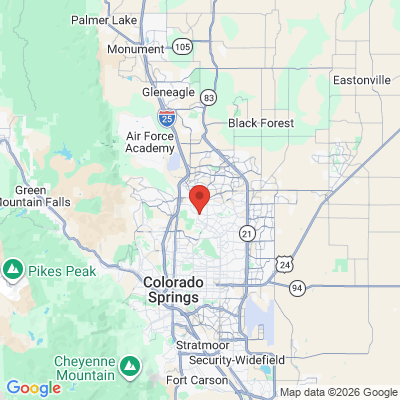 Map to  office in Colorado Springs, CO