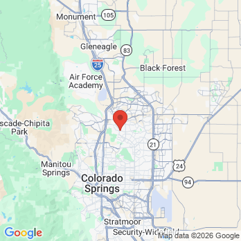 Map to Bryan Horspool office in Colorado Springs, CO