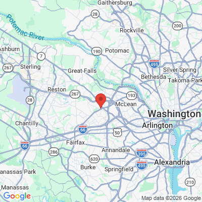 Map to  office in Vienna, VA