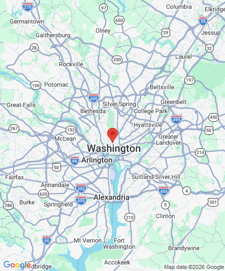 Map to Princess Dental Staffing Agency office in Washington, DC