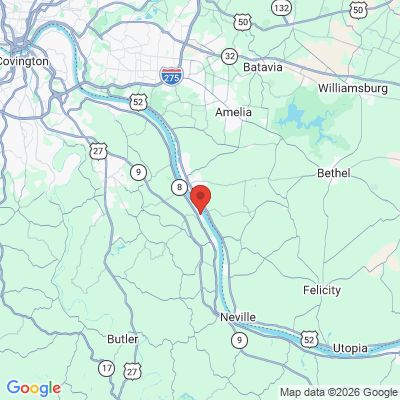 Map to  office in California, KY