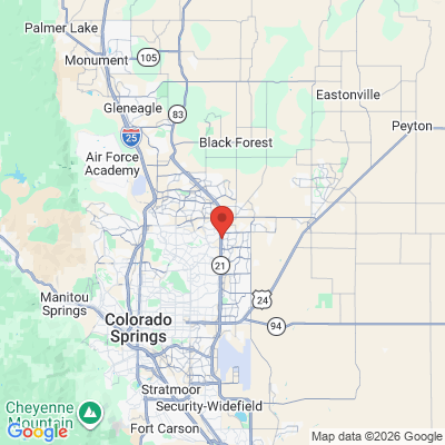 Map to  office in Colorado Springs, CO