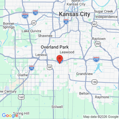 Map to  office in Leawood, KS