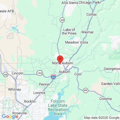 Map to  office in Auburn, CA