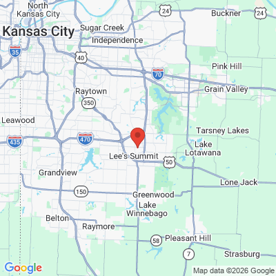 Map to  office in Lee's Summit, MO
