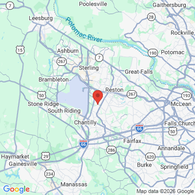 Map to  office in Oak Hill, VA