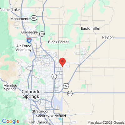 Map to  office in Colorado Springs, CO